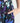 Tatyana Violet Floral X-Neck Dress