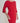 Lisa 2.0 Red Faux Wrap Dress