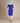Carrie Deep Cobalt Asymmetrical Wrap Dress