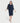 Carrie 2.0 Navy Knee Length Dress