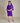 Lisa 2.0 Dark Purple Faux Wrap Dress