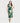 Tonya Evergreen Cowl Neck Midi Dress