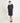 Alyssa Black Chiffon Burnout Cape Dress