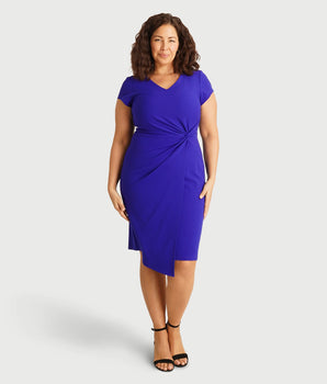 Arielle Deep Cobalt Knot Dress