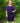 Elsa Eggplant Midi Capelet Dress