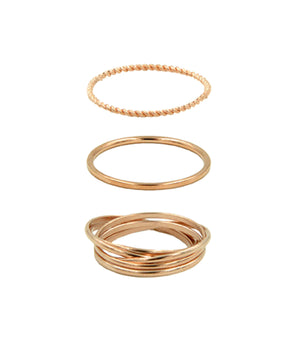 Goddess Collection - Rose Gold Ring Set