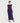 Lisa Eggplant Evening Floor Length Dress