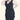 Woman posing wearing Black Sara 2.0 Floor-Length Dress from Connected Apparel