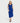 Tonya Deep Cobalt Cowl Neck Midi Dress