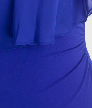 Sunny Deep Cobalt Floor Length Dress