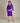 Lisa 2.0 Dark Purple Faux Wrap Dress