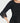 Lisa 2.0 Black Chiffon Sleeve Faux Wrap Dress