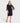 Lisette Midnight Faux Wrap Dress