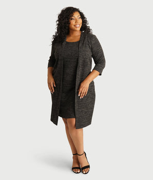 Monica Black Jacket Dress