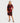 Thea Red Abstract Bodycon Dress