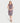 Lisa Fuchsia Abstract Faux Wrap Dress