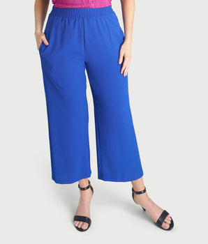 Beverly Sapphire Cropped Pants