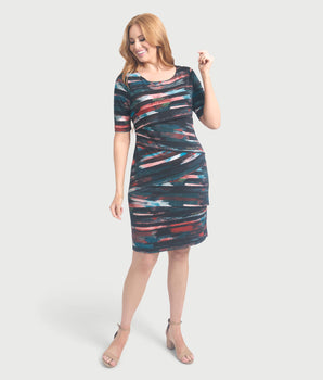 Brandy Mallard Asymmetrical Layer Dress
