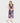 Tonya Plum Floral Cowl Neck Midi Dress