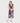 Tonya Plum Floral Cowl Neck Midi Dress