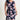 Woman posing wearing Rosewood Lisa Rosewood Floral Faux Wrap Dress from Connected Apparel